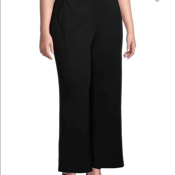 Alfani Plus High-Waist Wide-Leg Pants - Picture 3 of 4